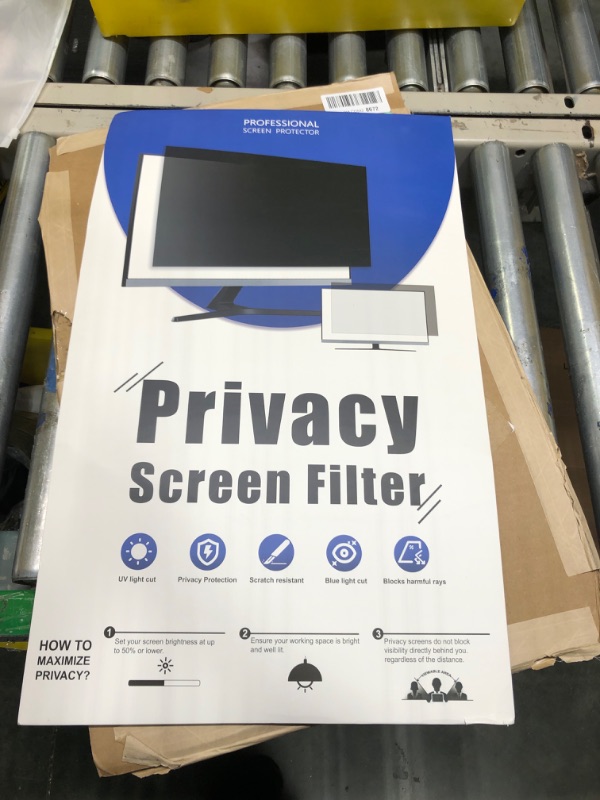 Photo 1 of IPROKKO [2 Pack] 27 Inch Computer Privacy Screen Filter for 16:9 Widescreen Monitor, Removable 27inch Anti Blue Light Glare Privacy Shield, Anti Spy Security Protector for Hp Dell Asus Acer Samsung [2 Pack] 27 Inch Privacy Filter (16:9)