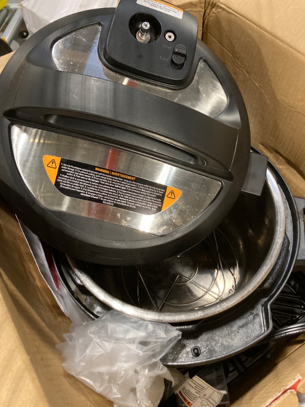 Photo 5 of ***VERY USED*** Instant Pot Duo 7-in-1 Electric Pressure Cooker, Slow Cooker, Rice Cooker, Steamer, Sauté, Yogurt Maker, Warmer & Sterilizer, Includes App With Over 800 Recipes, Stainless Steel, 8 Quart 8QT Duo