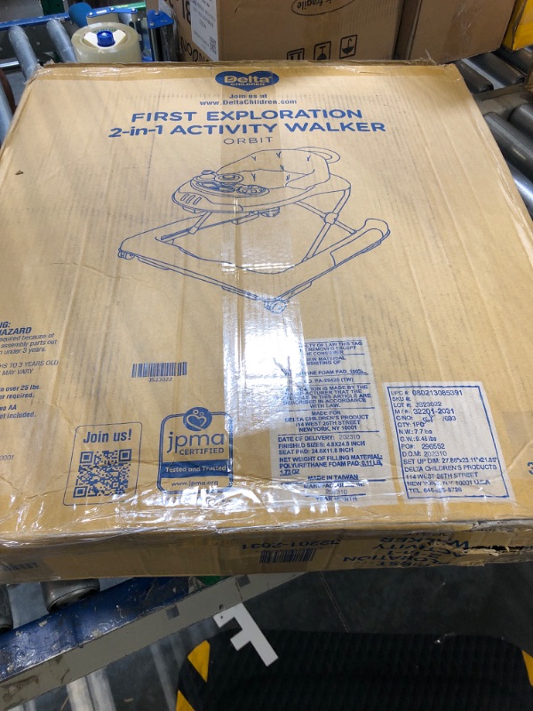 Photo 1 of Delta Children First Exploration 2-in-1 Activity Walker, Orbit