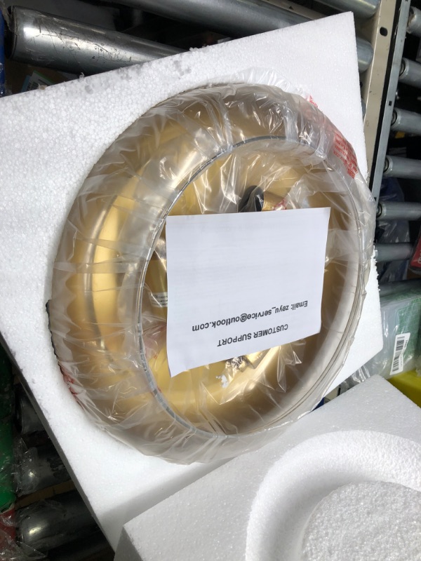 Photo 1 of zeyu 15 Inch 3-Light Ceiling Light Fixtures, Large Light Fixtures Ceiling Mount, Black and Gold Finish with Clear Glass Shade, ZSL68MF BK+BG Black and Gold Large