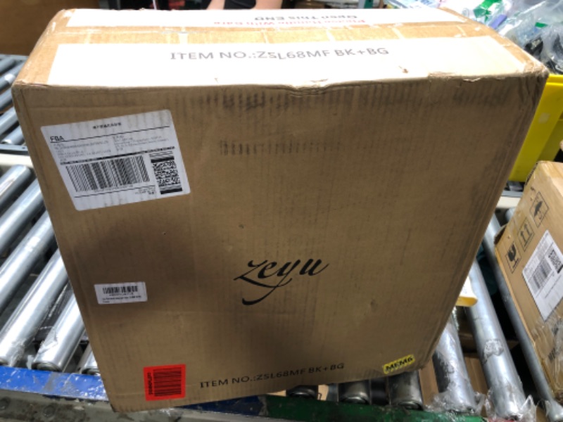 Photo 1 of zeyu 15 Inch 3-Light Ceiling Light Fixtures, Large Light Fixtures Ceiling Mount, Black and Gold Finish with Clear Glass Shade, ZSL68MF BK+BG Black and Gold Large