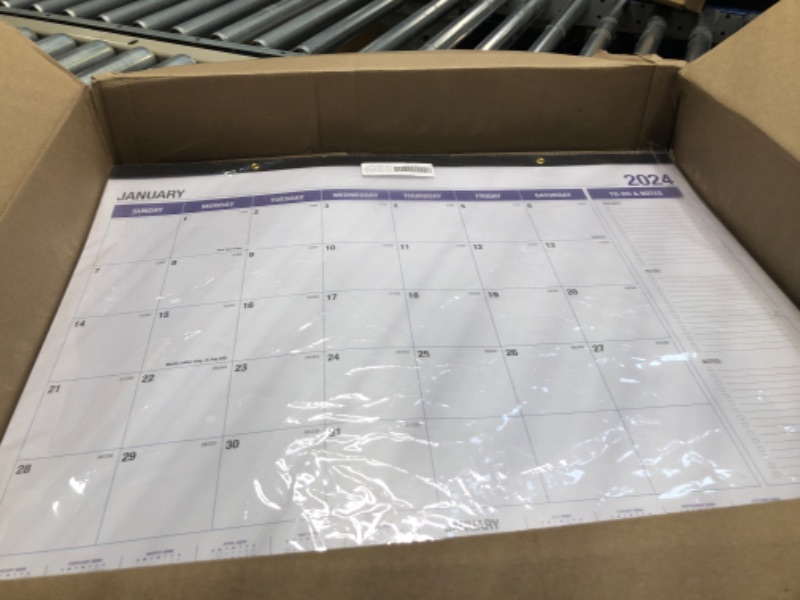 Photo 2 of Desk Calendar-Calendar 2024-2025-18 Months-January 2024-June 2025,Desk Calendar 2024 with to-do List,Thick Paper,2024 Calendar 17" x 12" For Planning Use for Home or Office.