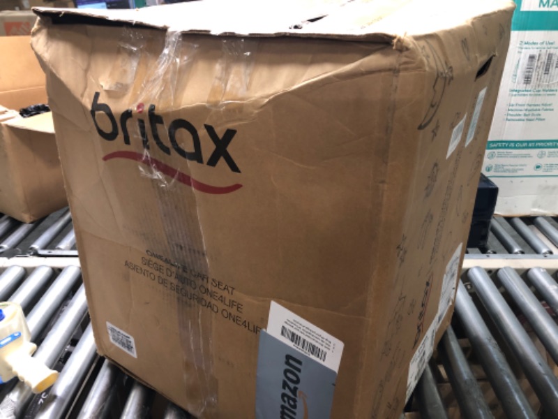 Photo 2 of ***DAMAGE BOX*** Britax One4Life Convertible Car Seat, 10 Years of Use from 5 to 120 Pounds, Converts from Rear-Facing Infant Car Seat to Forward-Facing Booster Seat, Performance Fabric, Cool N Dry Moonstone