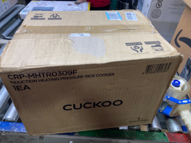 Photo 2 of CUCKOO CRP-MHTR0309F | 3-Cup (Uncooked) Twin Pressure Induction Heating Rice Cooker | 11 Menu Options: High/Non-Pressure & More, Made in Korea | White, 3 Cups