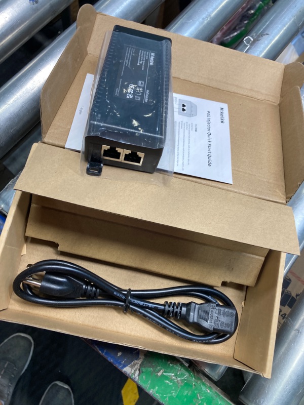 Photo 2 of MokerLink Gigabit PoE Injector, 802.3af/at/bt 60W, 10/100/1000Mbps Ethernet, Plug & Play, Distance Up to 100 Meters (328 ft.)
