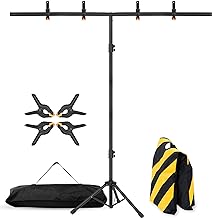 Photo 1 of coliflor t shape portable backdrop stand 