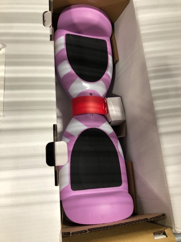 Photo 3 of **FOR PARTS**Jetson All Terrain Light Up Self Balancing Hoverboard with Anti-Slip Grip Pads, for riders up to 220lbs Purple