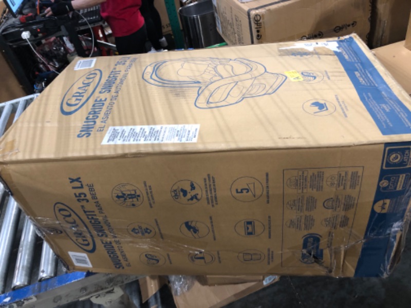 Photo 1 of Graco SnugRide SnugFit 35 LX Infant Car Seat | Baby Car Seat with Anti Rebound Bar, Finn