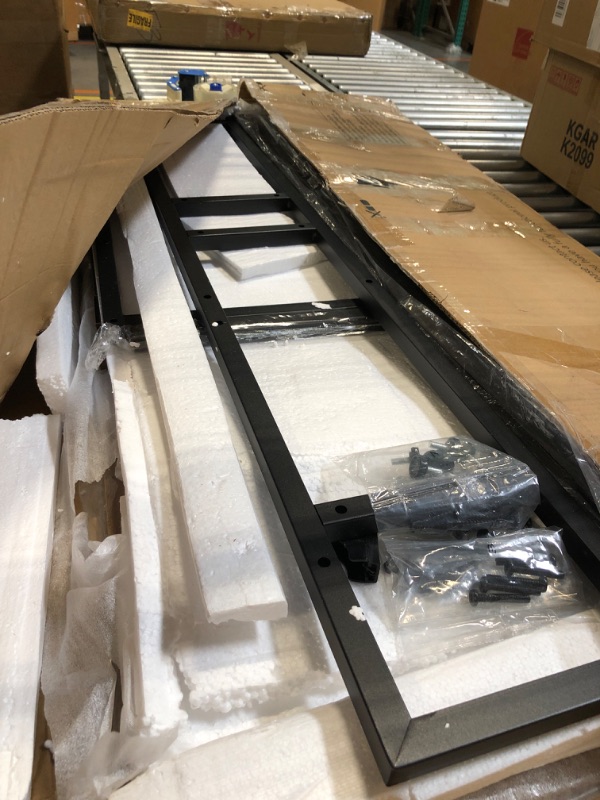 Photo 1 of CubiCubi Computer Desk 47 inch with Storage Shelves Study Writing Table for Home Office,Modern Simple Style, Rustic Brown 47 inch Rustic Brown