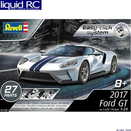 Photo 1 of 85-1235 Level 2 Easy-Click 2017 Ford GT 1-24 Scale Model Kit
