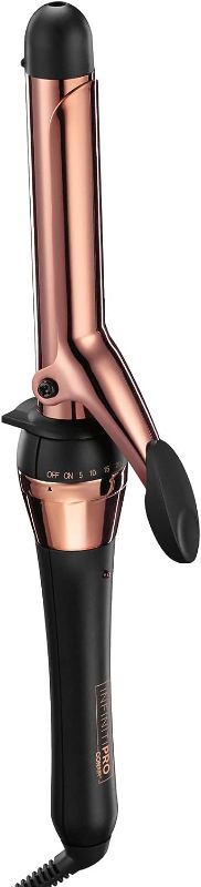 Photo 1 of  Rose Gold Titanium 1-Inch Curling Iron, 1-inch barrel produces classic curls – for use on short, medium, and long hair
