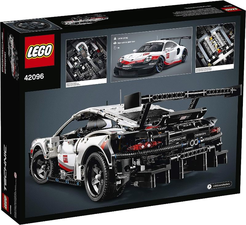 Photo 1 of *** FOR PARTS ONLY ** NO RETUNRS***
LEGO Technic Porsche 911 RSR Race Car Model Building Kit 42096, Advanced Replica, Exclusive Collectible Set, Gift for Kids, Boys & Girls Standard Packaging
