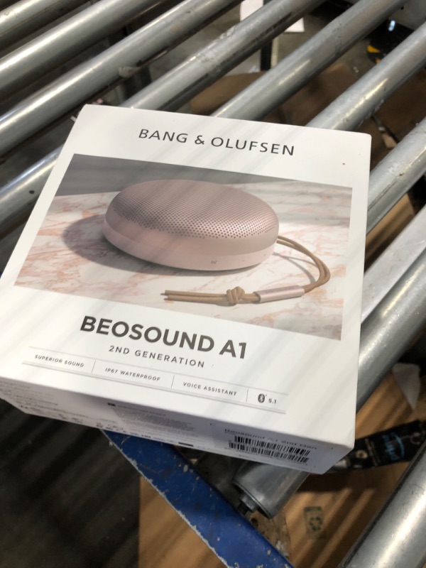 Photo 2 of Bang & Olufsen Beosound A1 (2nd Generation) Wireless Portable Waterproof Bluetooth Speaker with Microphone, Pink