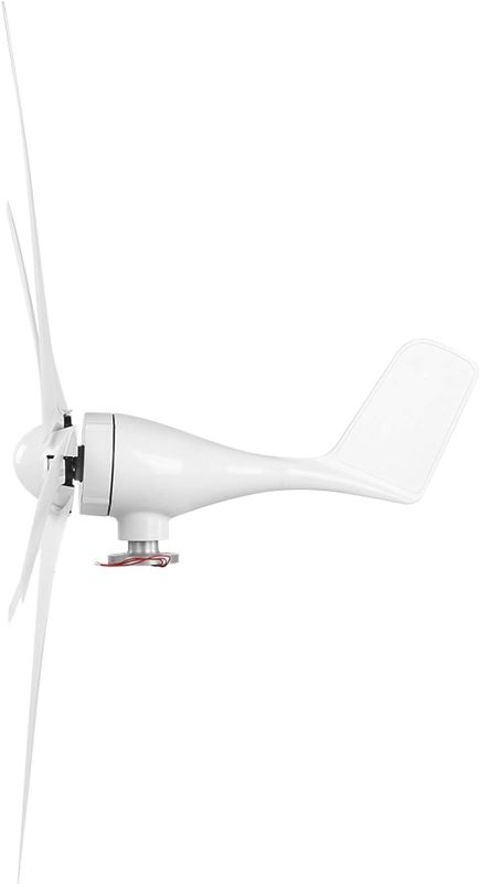 Photo 1 of 800W Windmill Generator, 5 Blade Small Wind Turbines Kit Industrial Energy Equipment (White 24V)