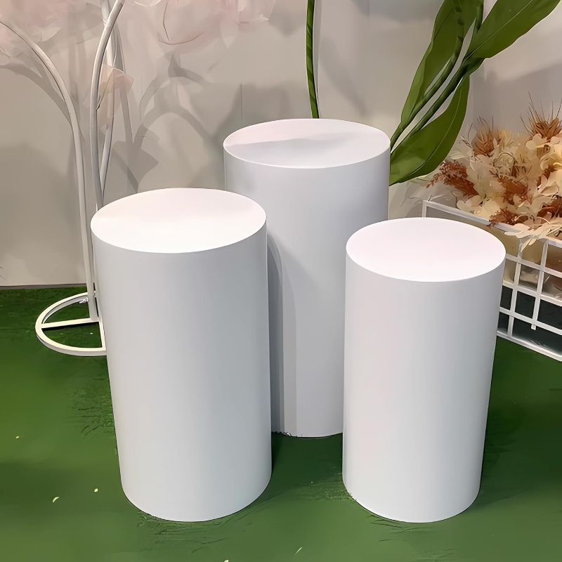 Photo 1 of *** NOT FUNCTIONAL**** SELLING AS PARTS***
Metal Round Cylinder Pedestal Stands for Party, 3Pcs Cylinder Tables for Parties, Dessert Cake Pedestal Stand for Wedding Props Birthday Baby Shower Party Decor, Multi size, White
