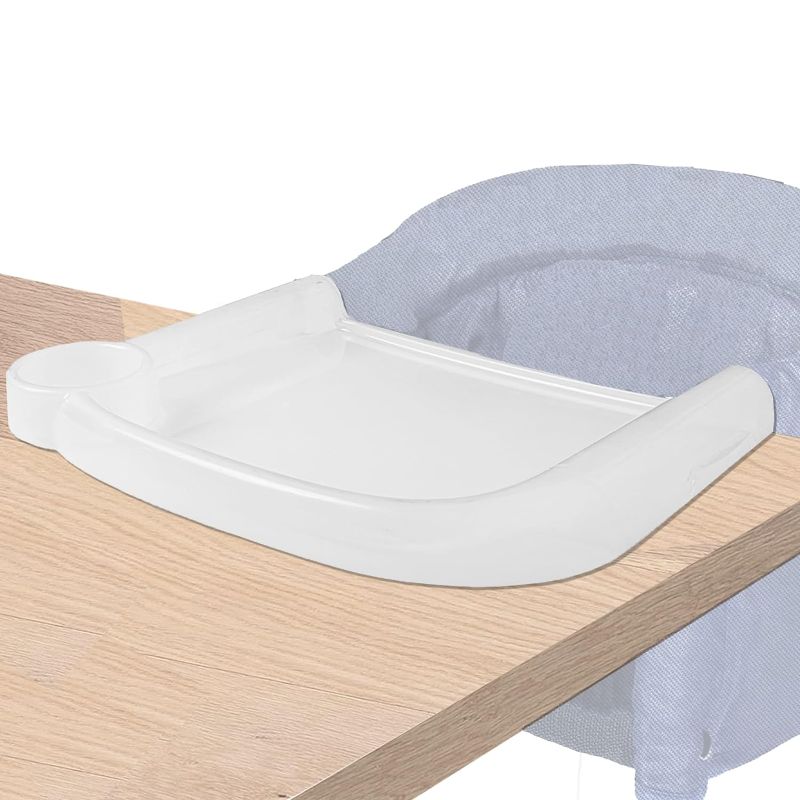 Photo 1 of Baby Dining Tray Competible with Inglesina Fast Table Chair Portable Baby Feeding Tray for Clip-On Fast Table Chair Ideal for Baby Toddler Perfect for Meal Restaurant BPA Free Plastic - Clear
