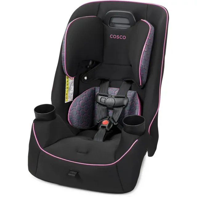 Photo 1 of Cosco Kids Easy Elite Slim All-in-One Convertible Car Seat, Pink Rings, Toddler