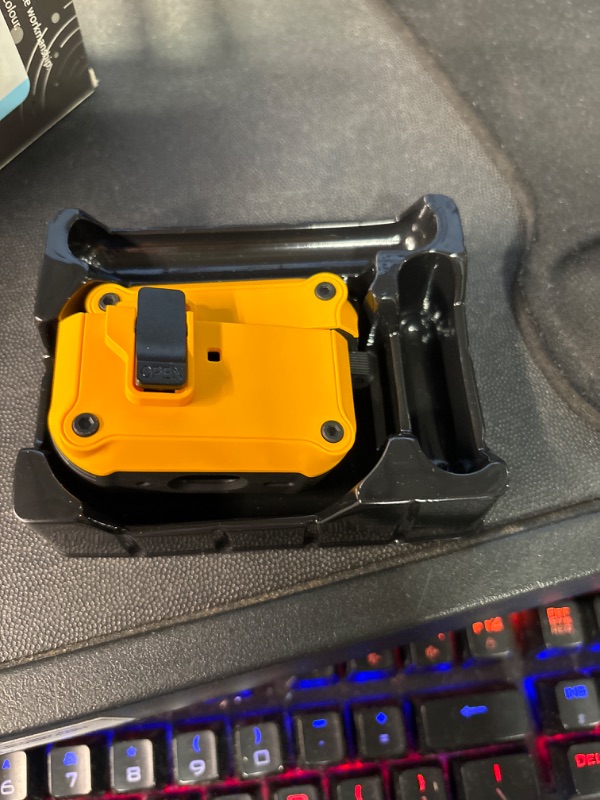 Photo 4 of R-fun AirPods 2nd Generation & 1st Generation with Automatic Secure Lock Clip, Hard Shell Full-Body Protective for Women Men with Apple AirPods Wireless Charging Case,Front LED Visible-Orange