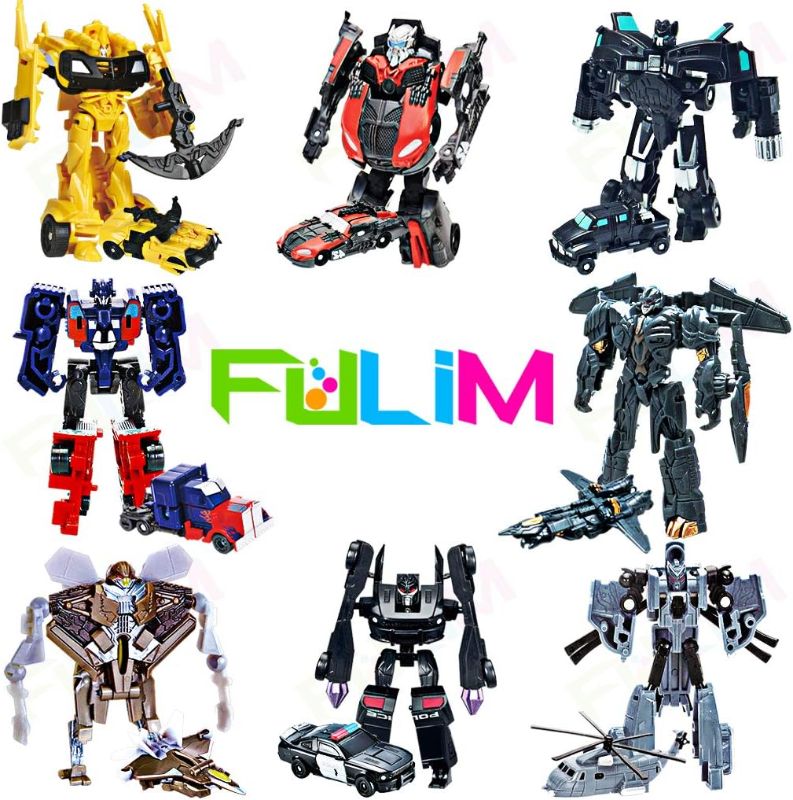 Photo 1 of 8 Pcs Mini Car Robot Toys, 3.5-inch Small Hero Action Figures, Birthday Favors Toys for Kids Age 5 and up.
