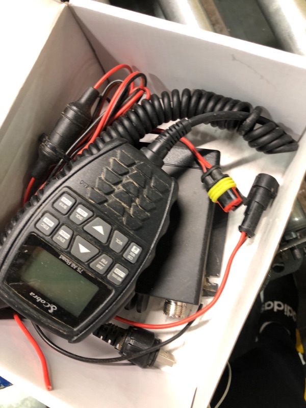 Photo 1 of Cobra 75 All Road Wireless CB Radio with BlueParrott B450-XT Noise Cancelling Bluetooth Headset - Dual-Mode AM/FM, Full 40 Channels, Bluetooth Connectivity, Black Cobra 75 All Road CB Radio and BlueParrot B450-XT