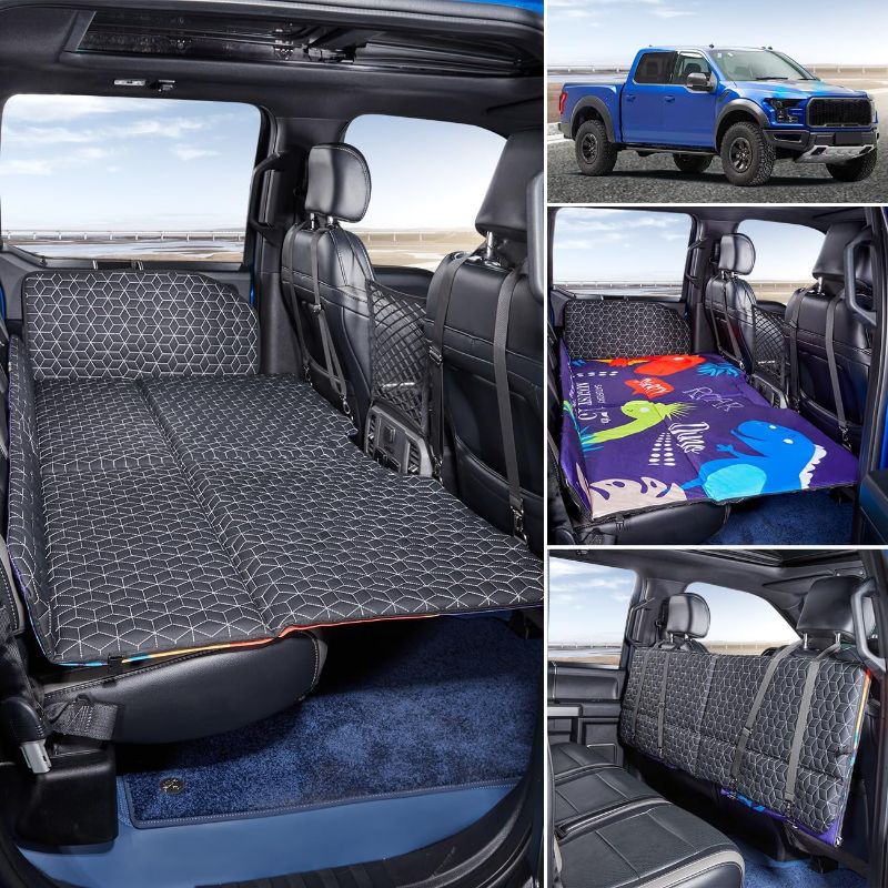 Photo 1 of ABE Dog Back Seat Extender for Truck,Truck Dog Seat Cover Back Seat,Non Inflatable Truck Bed Mattress,Dog Hammock for Truck,Dog Bed for Truck,Pet Seat Covers for F150/RAM1500/Silverado
