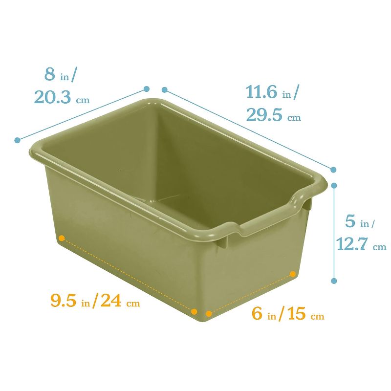 Photo 1 of  Storage Bin, Multipurpose Organization, Fern Green, 5-Piece