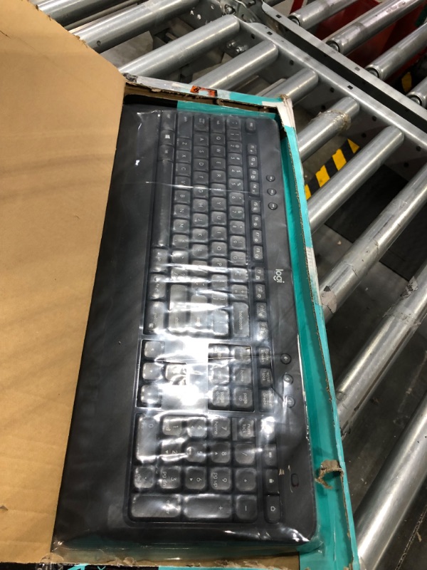 Photo 1 of Logitech MK540 Advanced Wireless Keyboard and Mouse Combo for Windows, 2.4 GHz Unifying USB-Receiver, Multimedia Hotkeys, 3-Year Battery Life, for PC, Laptop 2024 Model
