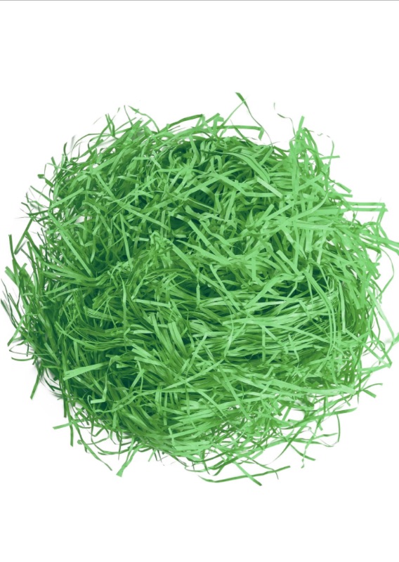 Photo 1 of 1/2 LB Easter Grass Basket Filler, Shredded Paper Crinkle Raffia Paper for Easter Gift Box Packaging Filling?Green?