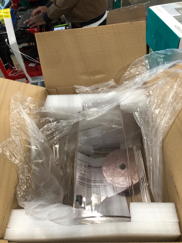 Photo 1 of Midway Monsters Clear Acryclic Raffle Spinning Drum - Spinning Raffle Box for Balls, Chips, Tickets - Small