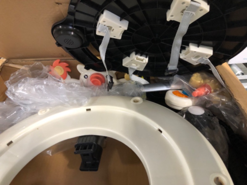 Photo 1 of 4 in 1 Baby Walker, Baby Walker with Wheels & 4 Heights Adjustable, Foldable Baby Walker Include Musical Toy Tray and PVC Pedals