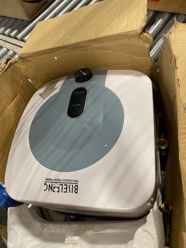 Photo 1 of 110V-120V 1.5Kw Electric Tank Hot 2.5 Gallon Water Heater Storage?Small Under Sink Counter RV TR Endless Trailer Kitchen Compact Point-of-Use,1 PCs 16” Long 1/2”FIP Stainless Steel Water Hoses 9.5L