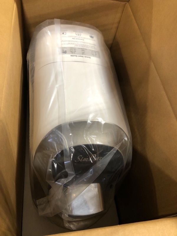 Photo 4 of SimPure Y7P-BW UV Countertop Reverse Osmosis Water Filtration Purification System, 4 Stage RO Water Filter, Bottleless Water Dispenser, 4: 1 Pure to Drain, BPA Free (No Installation Required)
