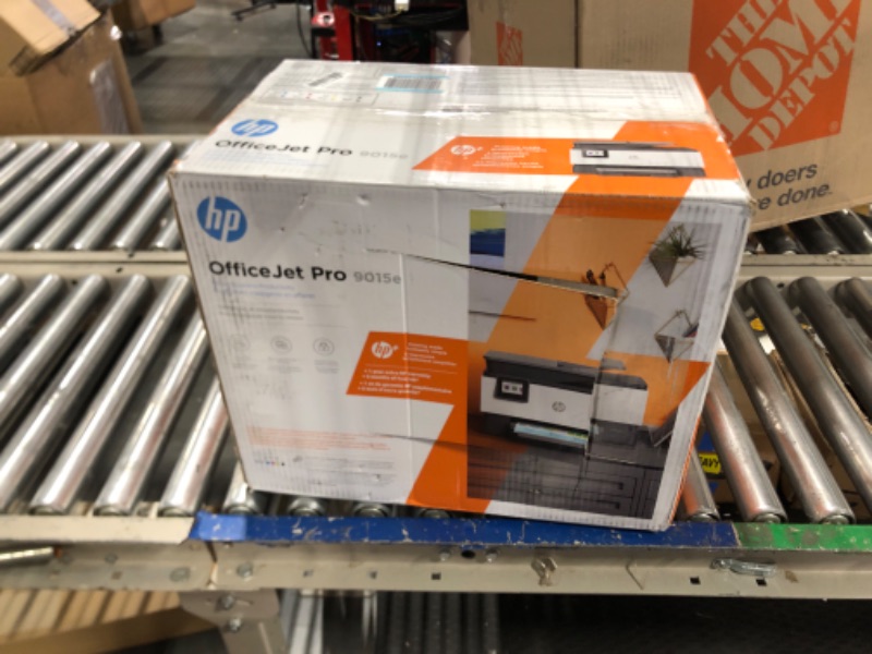 Photo 2 of HP OfficeJet Pro 9015e Wireless Color All-in-One Printer with bonus 6 months Instant ink with HP+ (1G5L3A),Gray