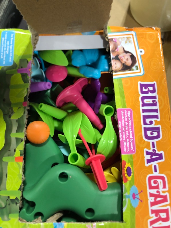 Photo 1 of Gifts for 3-6 Year Old Girls Flower Garden Building Set 98 PCS Arts and Crafts for Girls 11 Colors Birthday Gifts Christmas