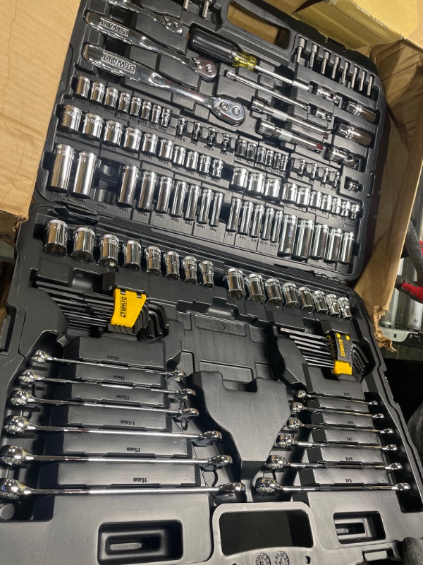 Photo 4 of DEWALT Mechanics Tools Kit and Socket Set, 168-Piece (DWMT73803) 168 PC Tools Kit & Socket