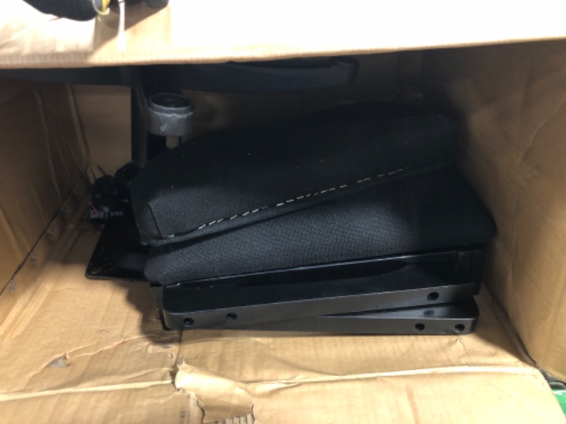 Photo 1 of Arrow Sewing H8170 Adjustable Height Hydraulic Sewing and Craft Chair with Under Seat Storage and Solid Fabric, Baroness Black Solid Black