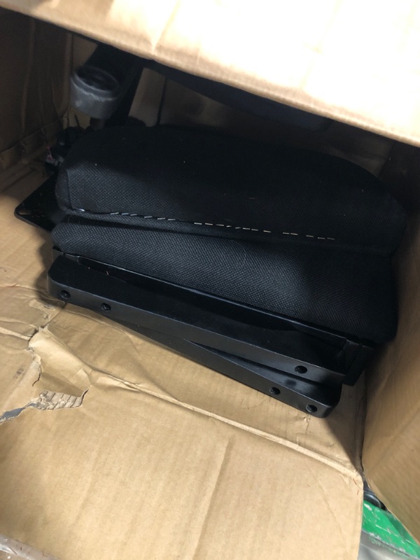 Photo 1 of Arrow Sewing H8170 Adjustable Height Hydraulic Sewing and Craft Chair with Under Seat Storage and Solid Fabric, Baroness Black Solid Black