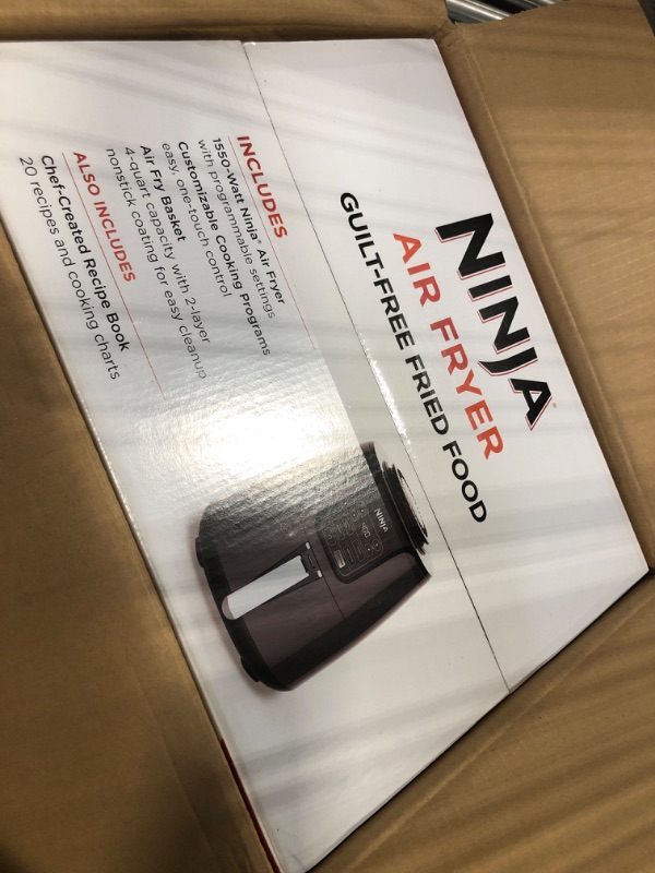 Photo 2 of "NEW " Ninja AF101 Air Fryer that Crisps, Roasts, Reheats, & Dehydrates, for Quick, Easy Meals, 4 Quart Capacity, & High Gloss Finish, Black/Grey 4 Quarts