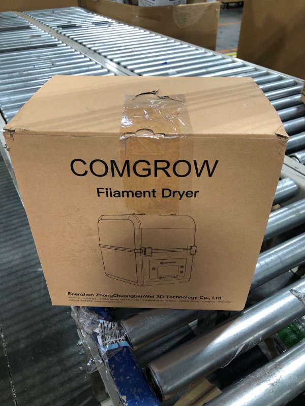 Photo 3 of 3D Printer Filament Dryer Box, Comgrow 3D Filament Storages, Keeping Filaments Dry During 3D Printing, Compatible with 1.75mm/2.85mm PLA PETG ABS Material, Filament Dehydrator, Spool Holder Black and Blue