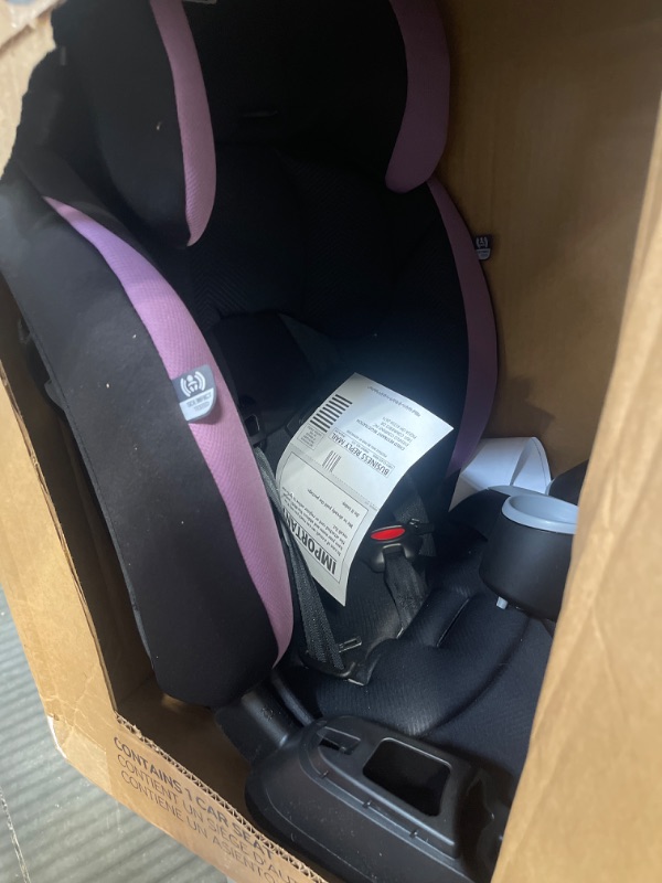 Photo 2 of Evenflo Maestro Sport Convertible Booster Car Seat, Forward Facing, High Back, 5-Point Harness, For Kids 2 to 8 Years Old, Whitney Pink