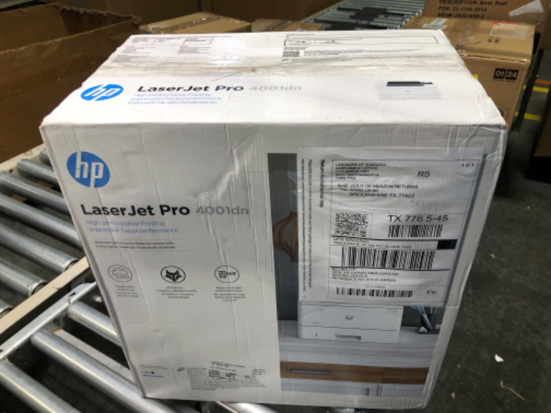 Photo 2 of HP LaserJet Pro 4001dn Printer, Print, Fast speeds, Easy setup, Mobile printing, Advanced security, Best for small teams, Ethernet/USB only