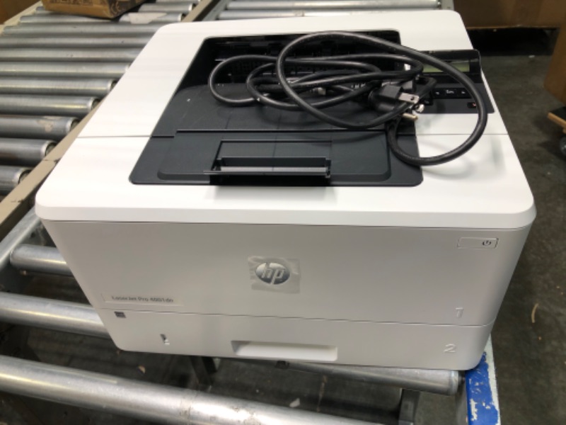 Photo 3 of HP LaserJet Pro 4001dn Printer, Print, Fast speeds, Easy setup, Mobile printing, Advanced security, Best for small teams, Ethernet/USB only