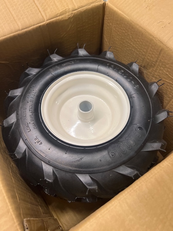 Photo 1 of 13x5.00-6 Tractor Tread Tire 1" Axle Size(2 Pcs)