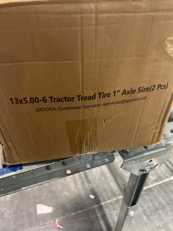 Photo 1 of 13x5.00-6 Tractor Tread Tire 1" Axle Size(2 Pcs)