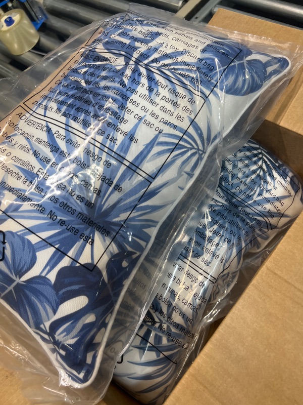 Photo 1 of 20 x 12 Pillows Tropical Blue Vibe