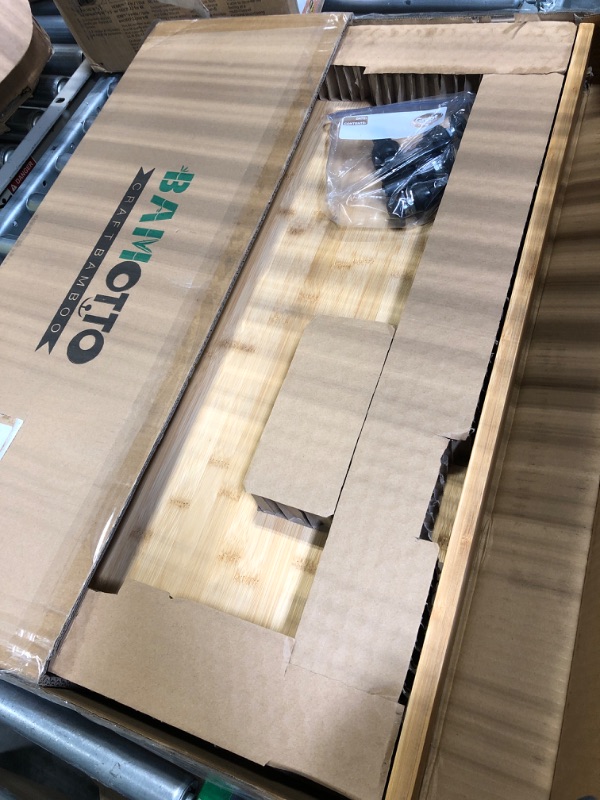 Photo 1 of 30 x 21 in Extra Large Bamboo Cutting Board and Stovetop Cover, Stove Top Cover Chopping Board with Detachable Legs and Juice Groove, Protector Board for Restaurant Kitchen Counter & Sink XXXL(30x21x3.3")