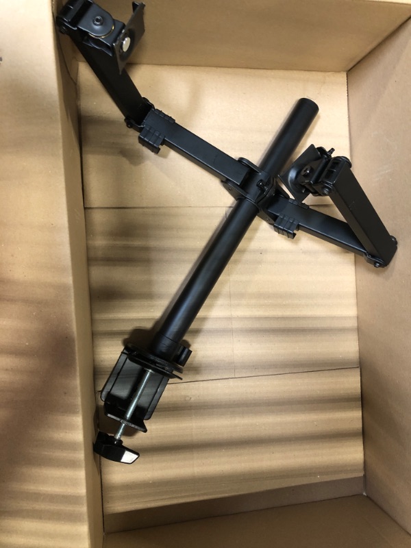 Photo 1 of Dual Monitor Desk Mount, Fully Adjustable Dual Monitor Arm for 2 Computer Screens , Heavy Duty Dual Monitor Stand for Desk ***stock photo similar item***