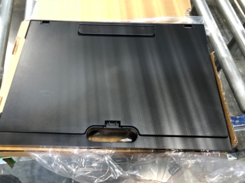 Photo 1 of djustable Lap Desk - with 6 Adjustable Angles, Detachable Mouse Pad, & Dual Cushions Laptop Stand for Car Laptop Desk, Work Table, Lap Writing Board & Drawing Desk on Sofa or Bed by HUANUO