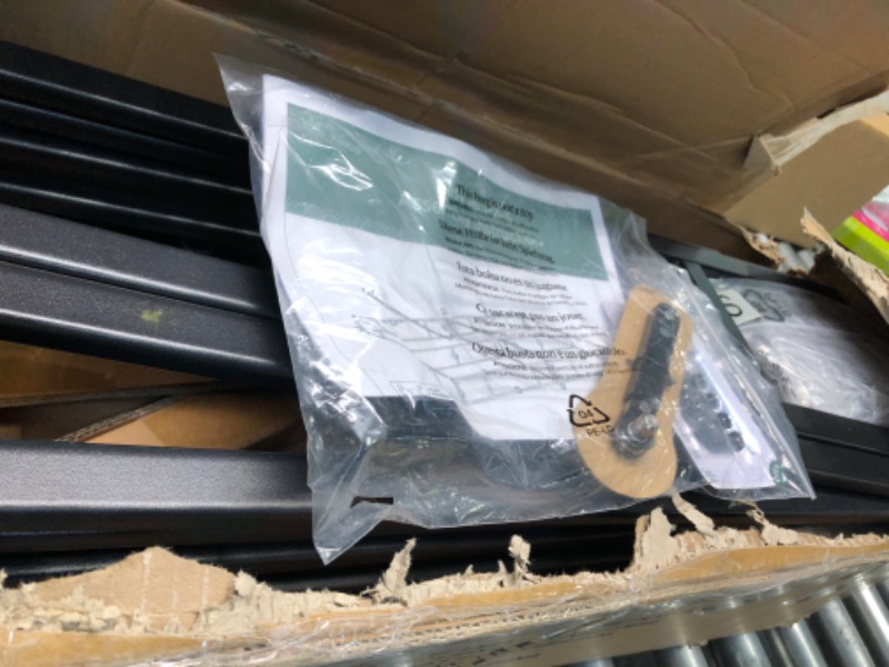 Photo 1 of **USED**ZINUS 9 Inch Metal Smart Box Spring with Quick Assembly / Mattress Foundation / Strong Metal Frame / Easy Assembly, Queen Queen Quick Assembly **** NOT FUNCTIONAL*** SELLING AS PARTS****