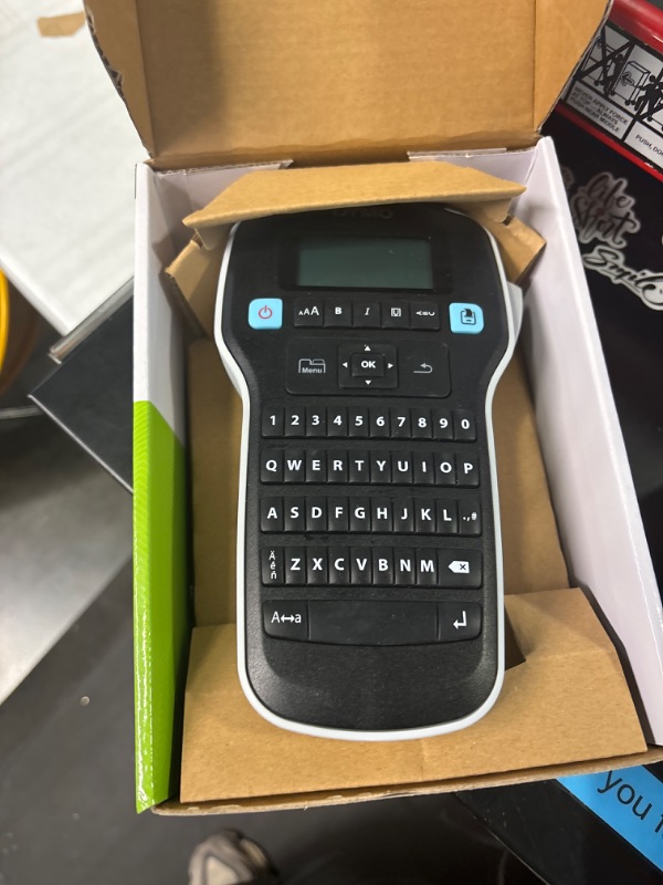 Photo 1 of DYMO LabelManager 160 Portable Label Maker Bundle, Easy-to-Use, One-Touch Smart Keys, QWERTY Keyboard, Large Display, For Home & Office Organization, Includes 3 D1 label cassettes Machine + 3 Tapes